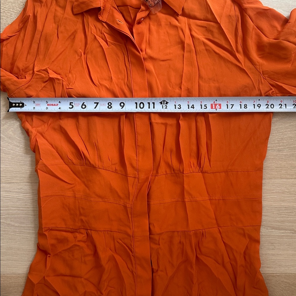 Weekend Max Mara Orange Midi Dress - Picture 5 of 6